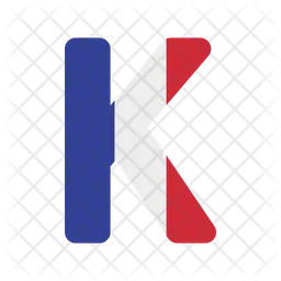 Letter K  Icon