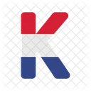 Letter K  Icon