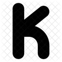 Letter k Icon