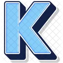 Letter K Alphabet Alphabetical Icon