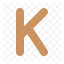 Letter K Letter K Icon