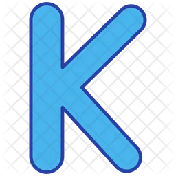 Letter K  Icon