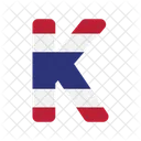Letter K  Icon