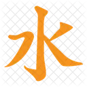 Chinese Letter Flatt Icon