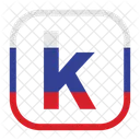 Letter k  Icon