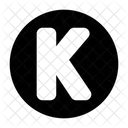 Letter K  Icon