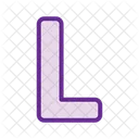 Letter l  Icon