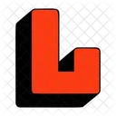 Latter L L Font Letters Icon