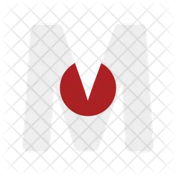 Letter M  Icon