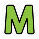 Letter M Alphabet Letters Icon