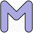 Letter M  Icon