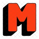 Latter M M Font M Letter Icon