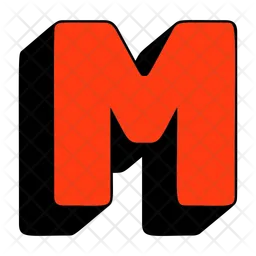 Letter M  Icon