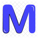 Latter M M Font M Letter Icon