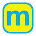 Letter m  Icon