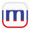 Letter m  Icon