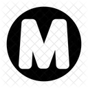 Letter M  Icon