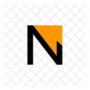 N Alphabet Letter Icon
