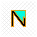 文字n  アイコン