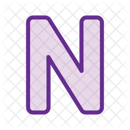 Letter n  Icon