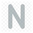 Letter N Letter N Icon