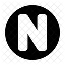 Letter N  Icon