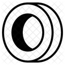 Letter O Alphabet Font Icon
