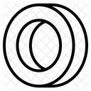 Letter O Alphabet Font Icon