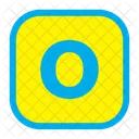 Letter o  Icon