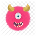 Funny O Monster Icon