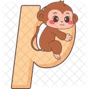 文字 p  アイコン