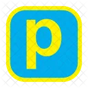 Letter p  Icon