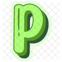 Letter P Alphabet Alphabetical Icon