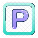 Latter P P Capital Letter Icon