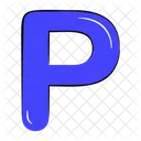 Latter P P Capital Letter Icon