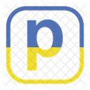 Letter p  Icon