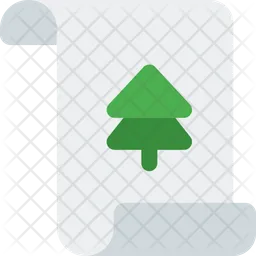 Letter Pine Tree  Icon