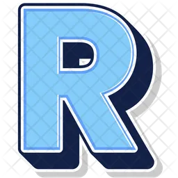 Letter R  Icon