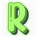 Letter R Alphabet Alphabetical Icon