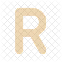 Letter R Letter R Icon