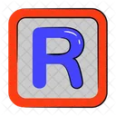 Letter R Font Letter Icon