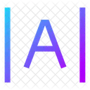 Letter Spacing Icon