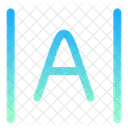 Letter Spacing  Icon