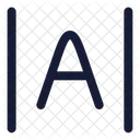 Letter Spacing  Icon