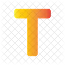 Letter T  Icon