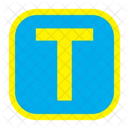 Letter t  Icon