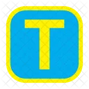 Letter t  Icon