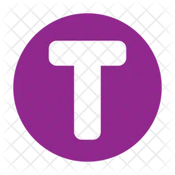 Letter T  Icon