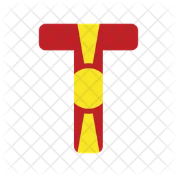 Letter T  Icon