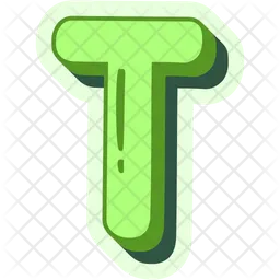 Letter T  Icon